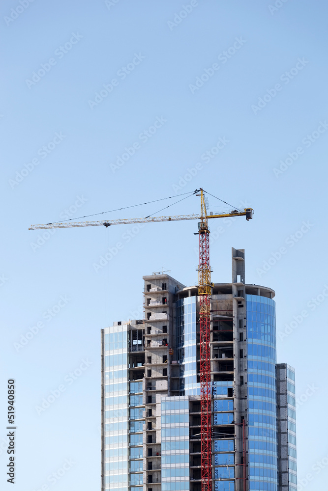 tall building under construction tall building under construction