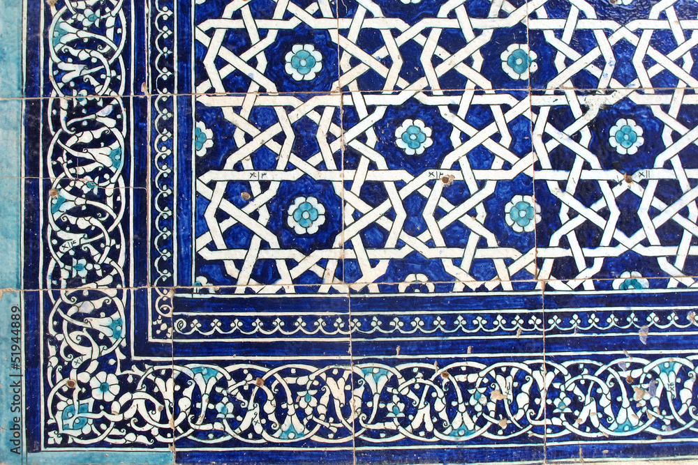 Islamic tile art - Orientalische Fliesenkunst