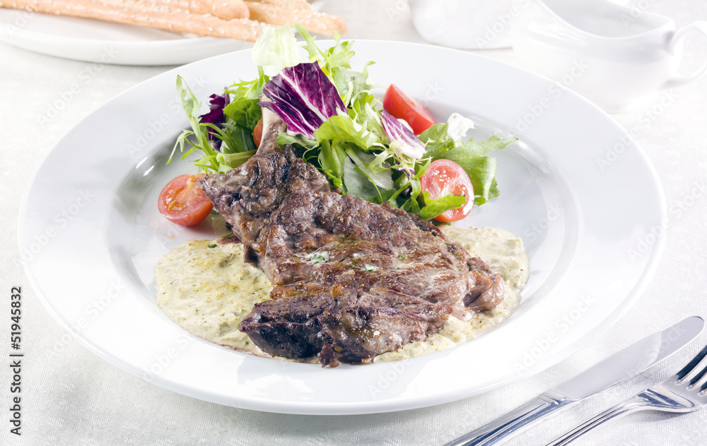 grilled chop grilled chop