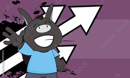 donkey kid cartoon background11