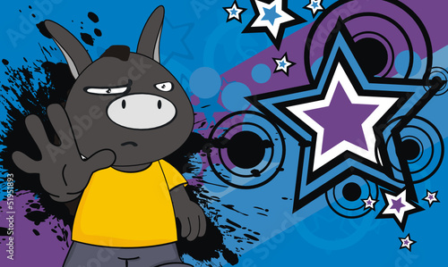 donkey kid cartoon background7
