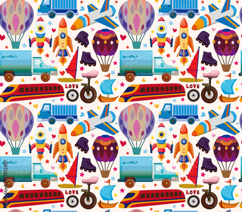 seamless transport pattern