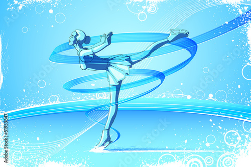 Woman Ice Skater