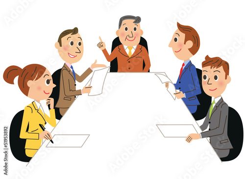 ビジネス会議　イラスト