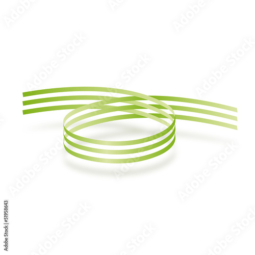 Vector 	Green Rings Background