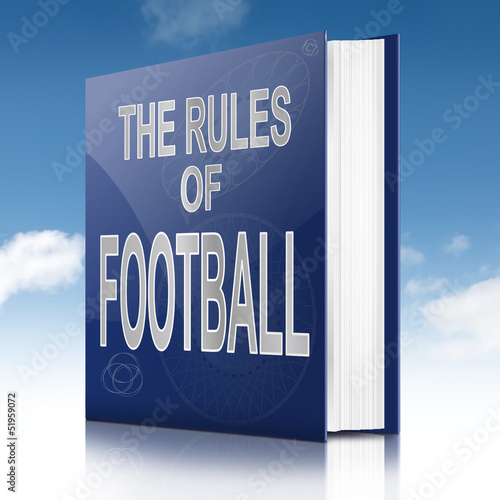 Football text book.