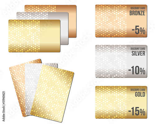 Set of luxury metallic backgrounds