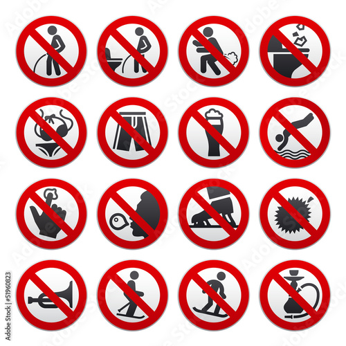 Prohibited signs