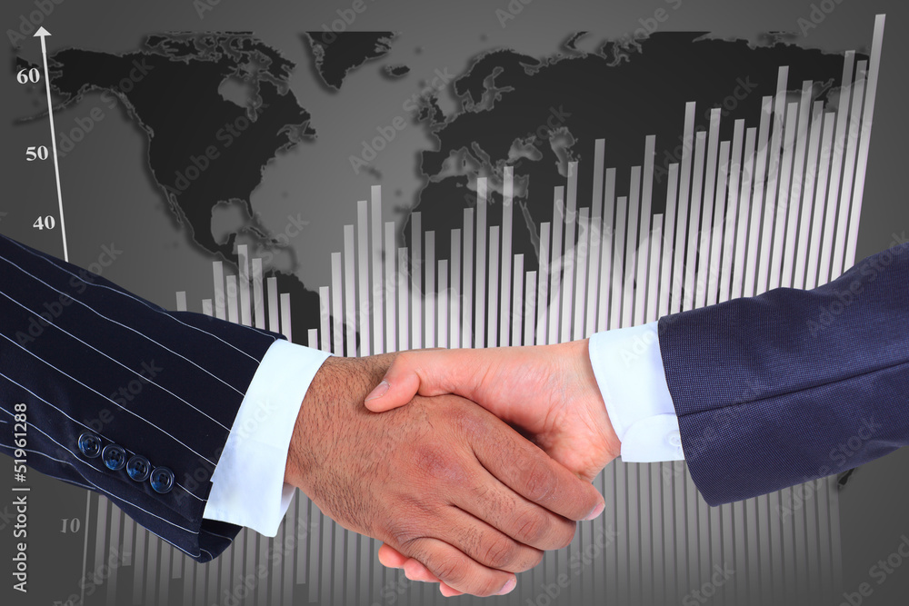 The conclusion of the transaction. Handshake. The conclusion of the transaction. Handshake.