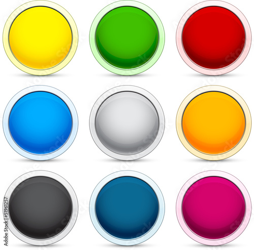 Free Download Round colorful icons. - GFXLoad