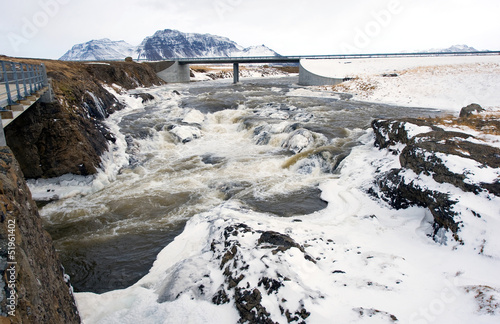 Wild river in Iceland