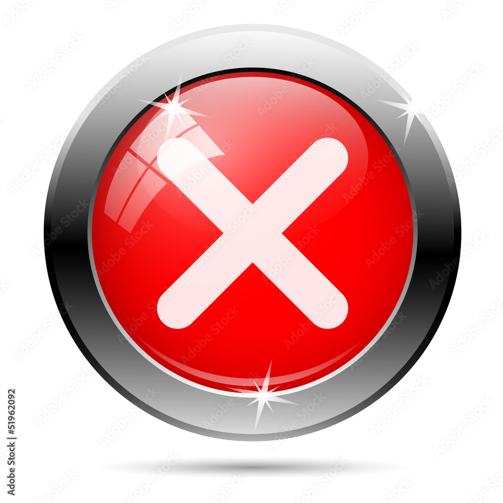 Obraz premium Cancel icon