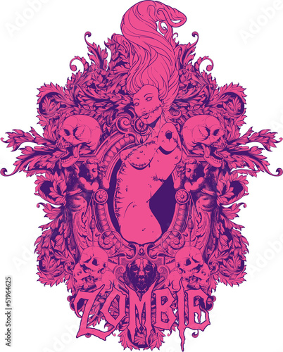 Pink zombie