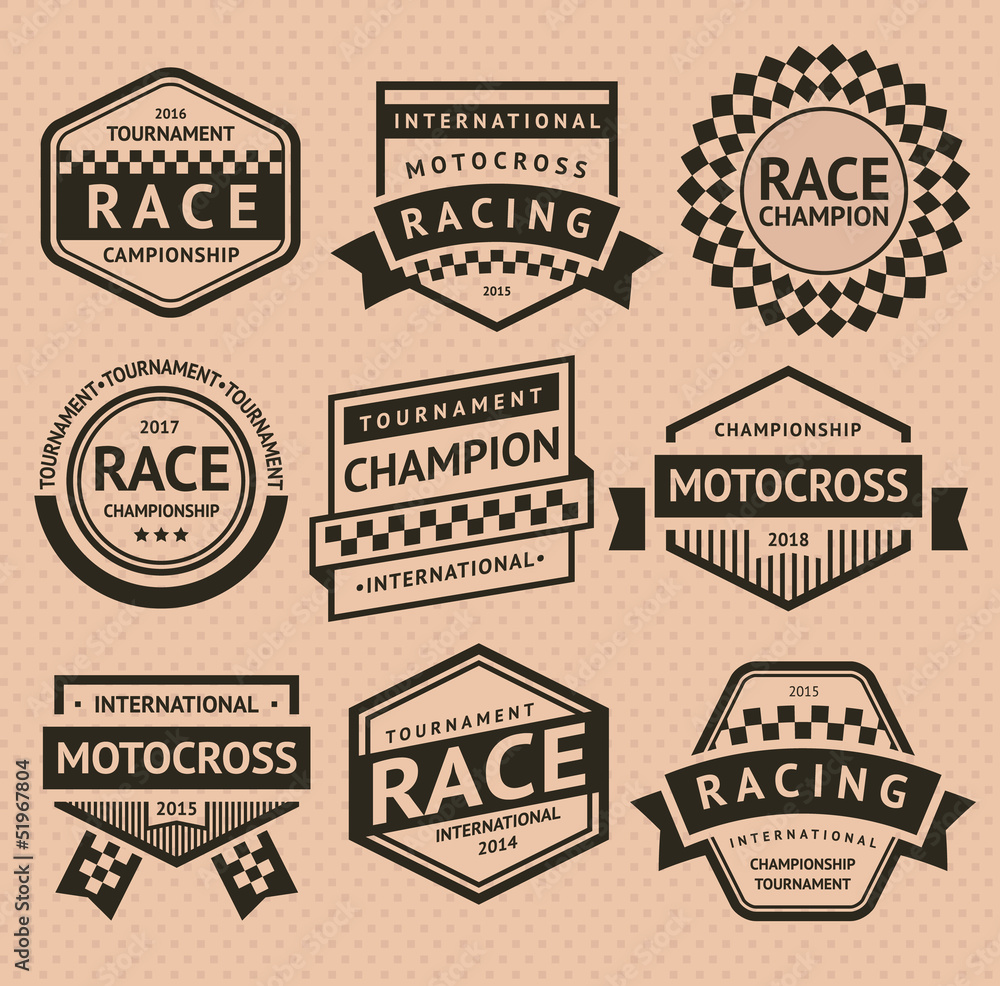 Racing insignia