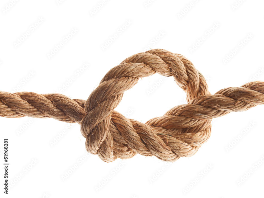 Fototapeta premium Node on the rope