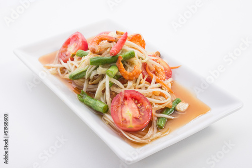 Green papaya salad