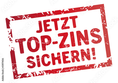 Stempel Top Zins sichern