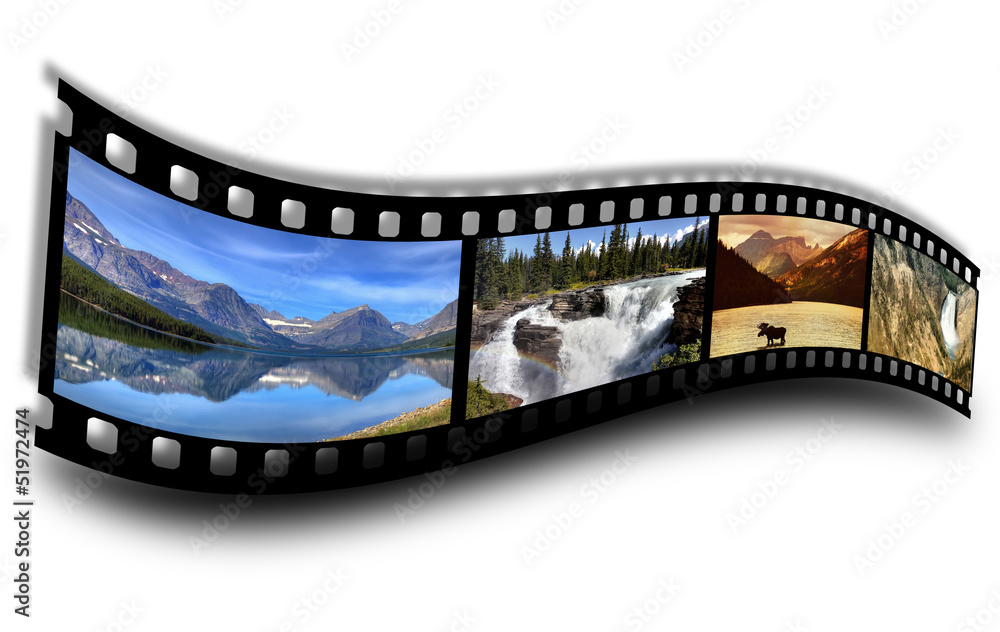 Farbfilm Landschaften Rocky Mountains