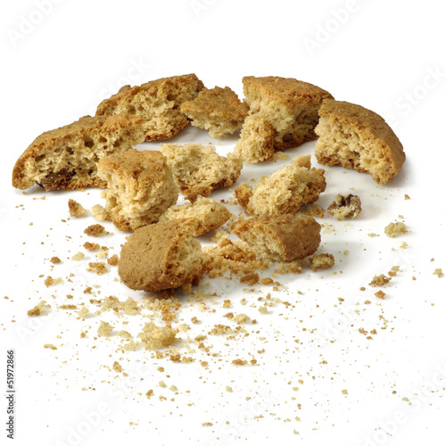 crumbled cookies
