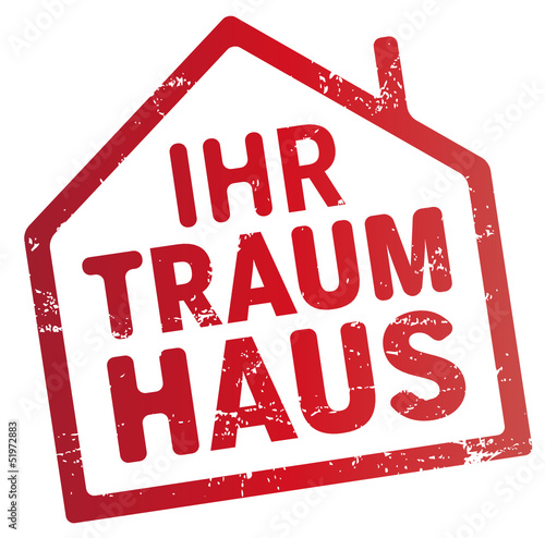 Stempel Ihr Traumhaus Hausform