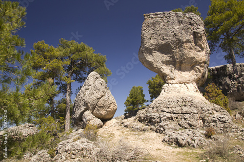 Limestone Rocks in cuenca, Spain