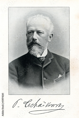 Russian composer Pyotr Ilyich Tchaikovsky photo