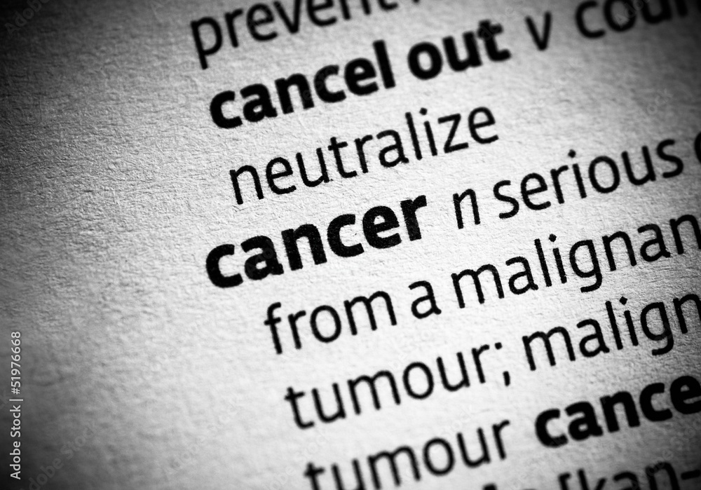 Obraz premium Cancer definition