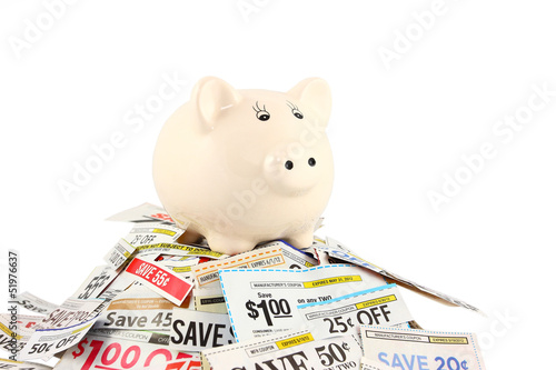 Piggy Bank On Coupons