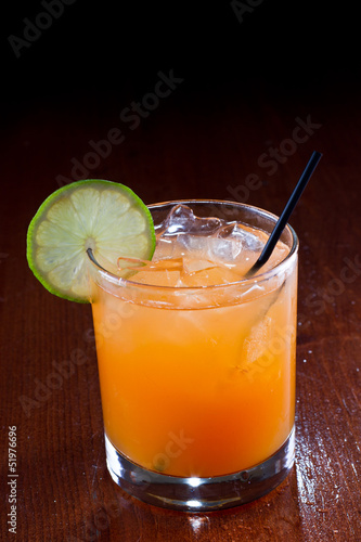 tropical juice cocktail