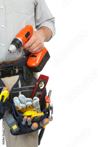 Wallpaper Mural Mature contractor and drill Torontodigital.ca