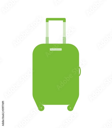 Valise de voyage verte