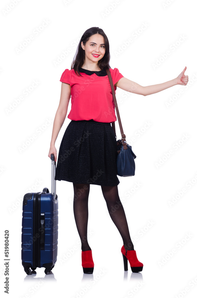 Woman preparing for summer vacation Woman preparing for summer vacation