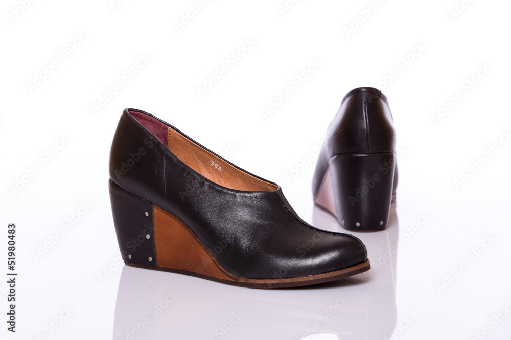 Woman leather shoes