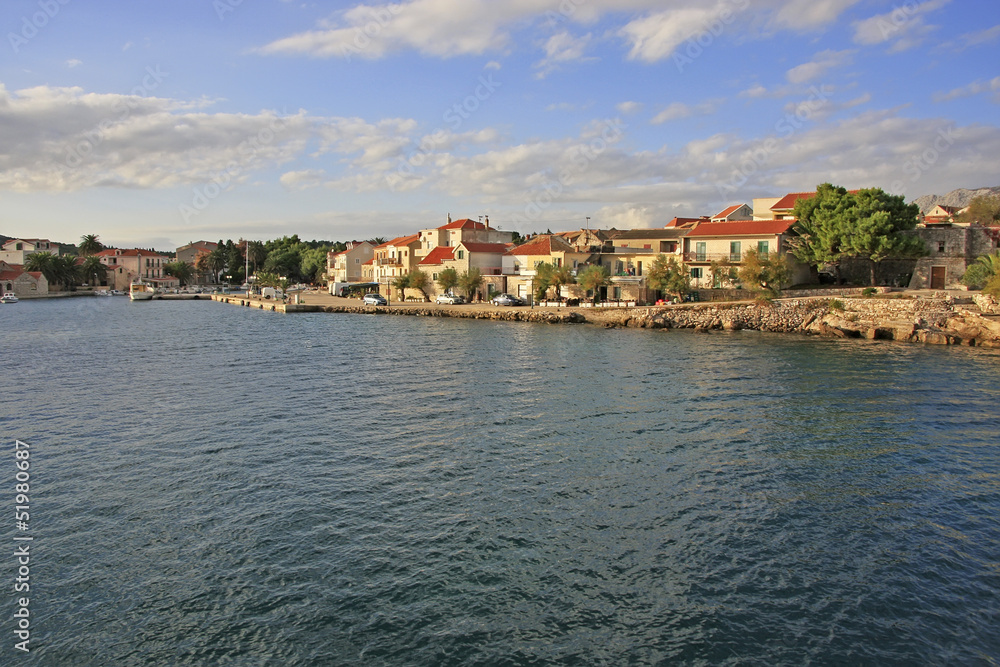 Waterfront of Hvar town, Hvar island, Croatia