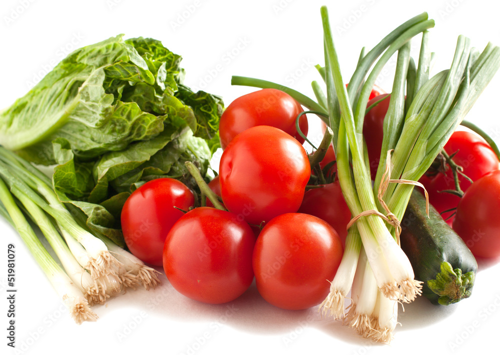 fresh vegetables isolated on white background fresh vegetables isolated on white background