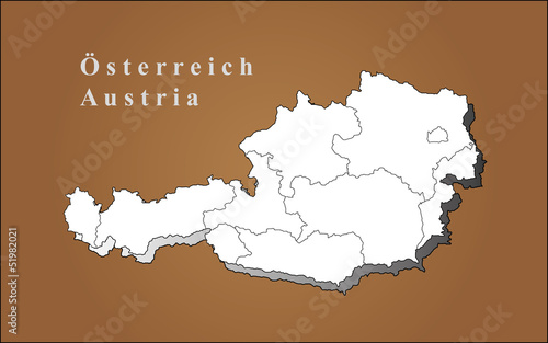 Österreich Landkarte