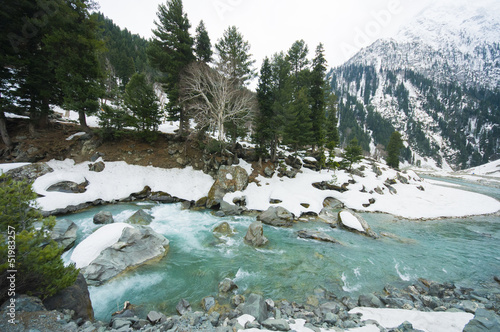 a landscape view during going to Sonoma valley,Kashmir,India