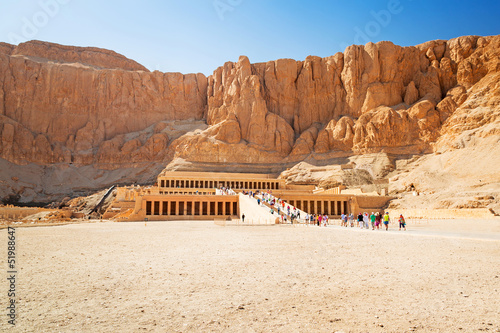 Temple of Queen Hatshepsut near the Valley of the Kings in Egypt