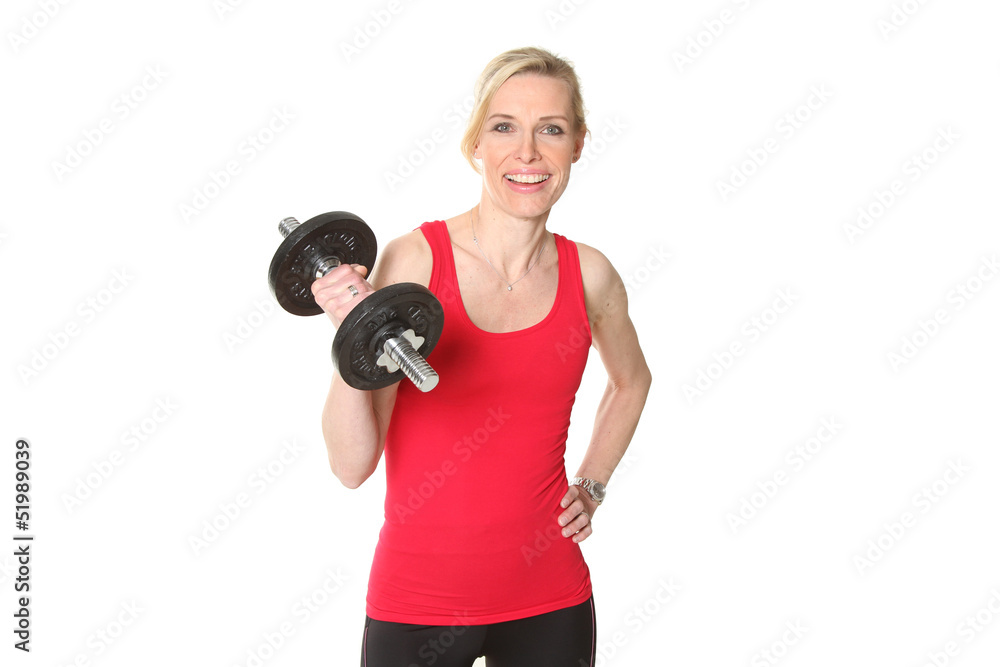 Sportliche Frau Sportliche Frau