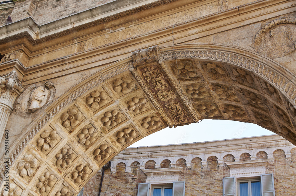 Antique ancient architectural details of Europe