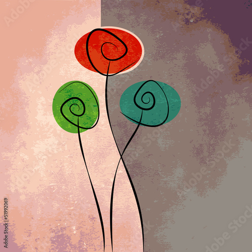 abstract floral background