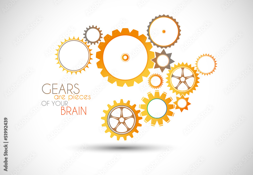 Concept mechanic Gear illustration. Concept mechanic Gear illustration.