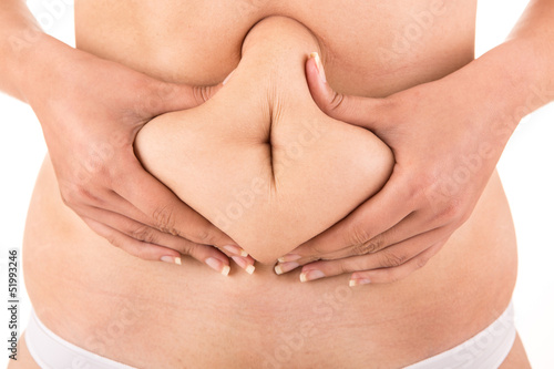 Wallpaper Mural Woman showing her fat body Torontodigital.ca