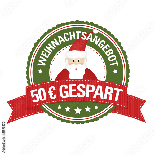 Weihnachtsangebot: 50 € gespart