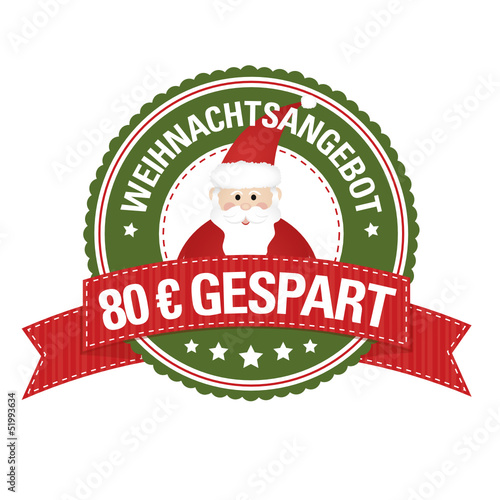 Weihnachtsangebot: 80 € gespart
