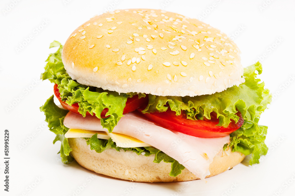 Sandwich on plate Sandwich on plate