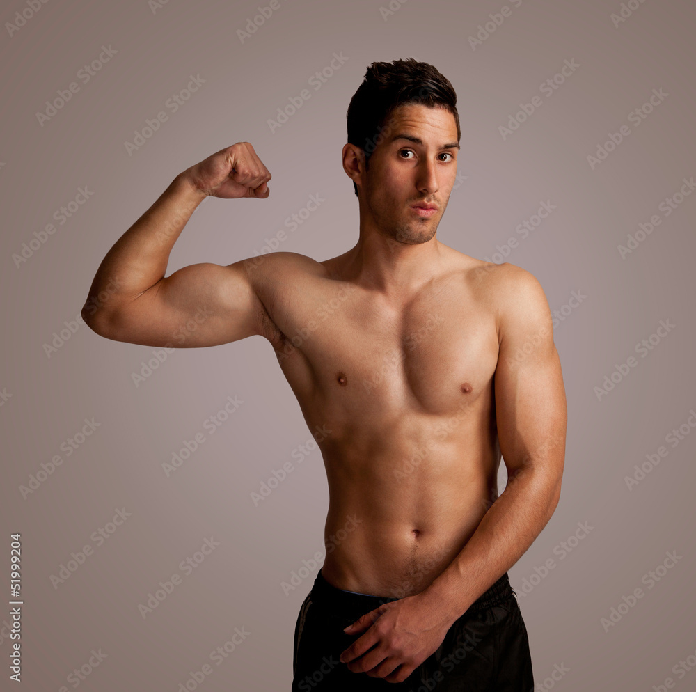 Fototapeta premium portret of a muscular body