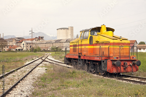 vecchio locomotore diesel