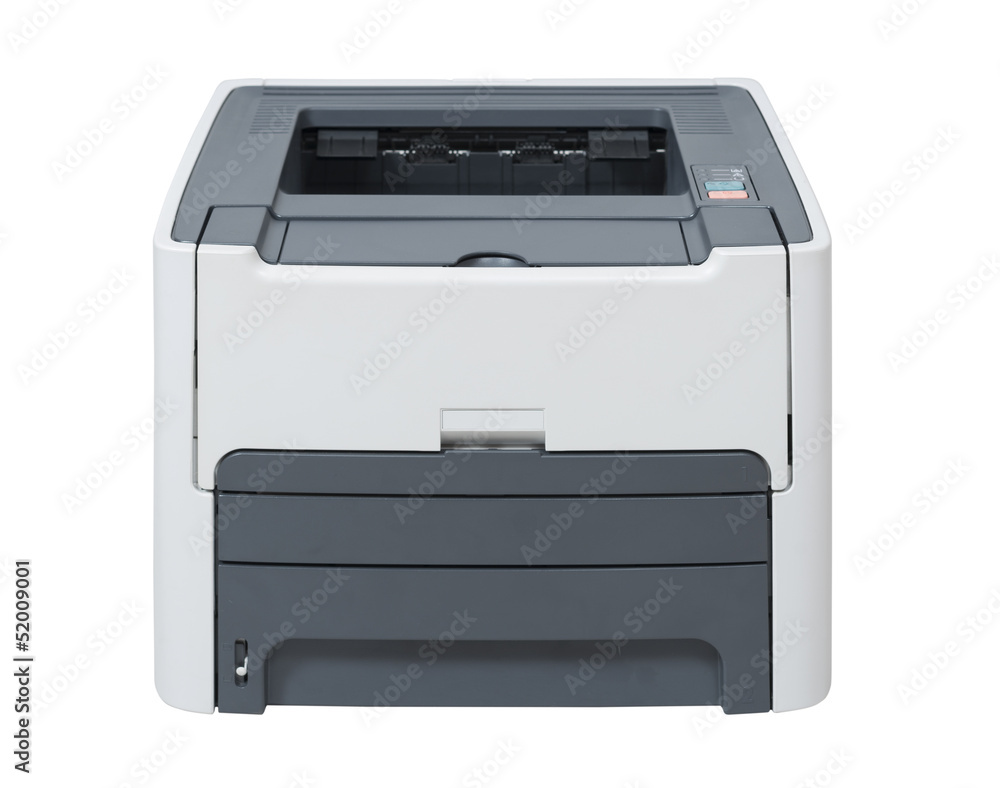 Laser printer isolated with clipping path Laser printer isolated with clipping path