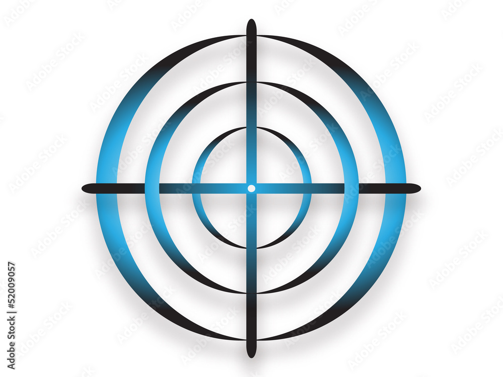 Abstract target shape Abstract target shape